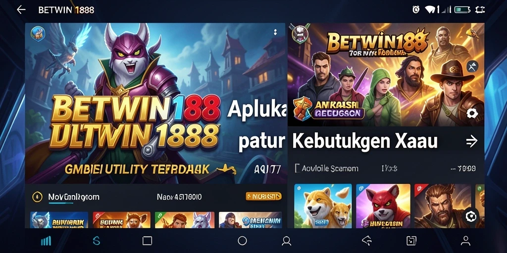 Tampilan antarmuka BETWIN188 yang sederhana dan intuitif.