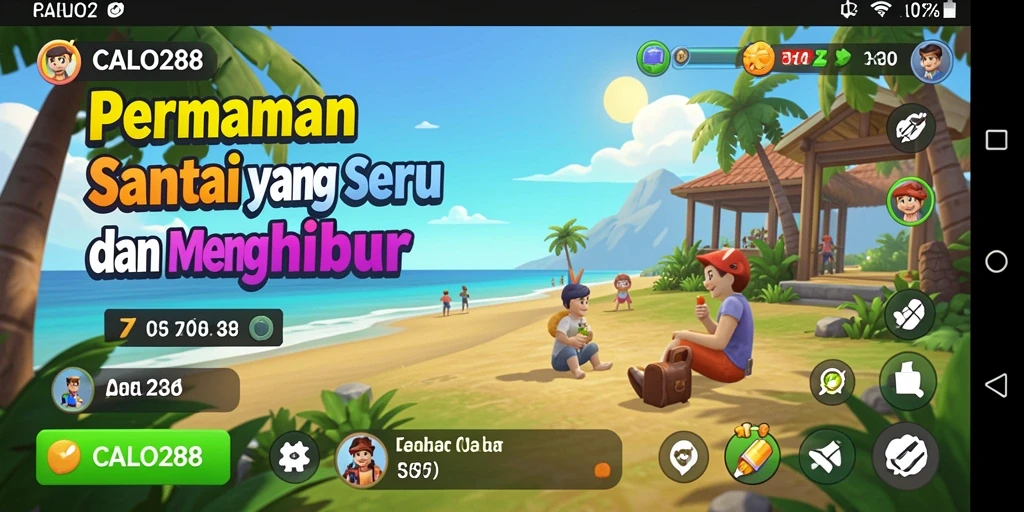 Tampilan gameplay CALO288 yang seru dan menghibur.
