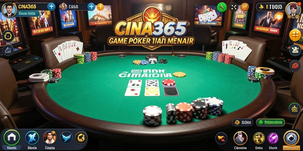 Tampilan gameplay seru di CINA365 dengan pengguna yang bersemangat.