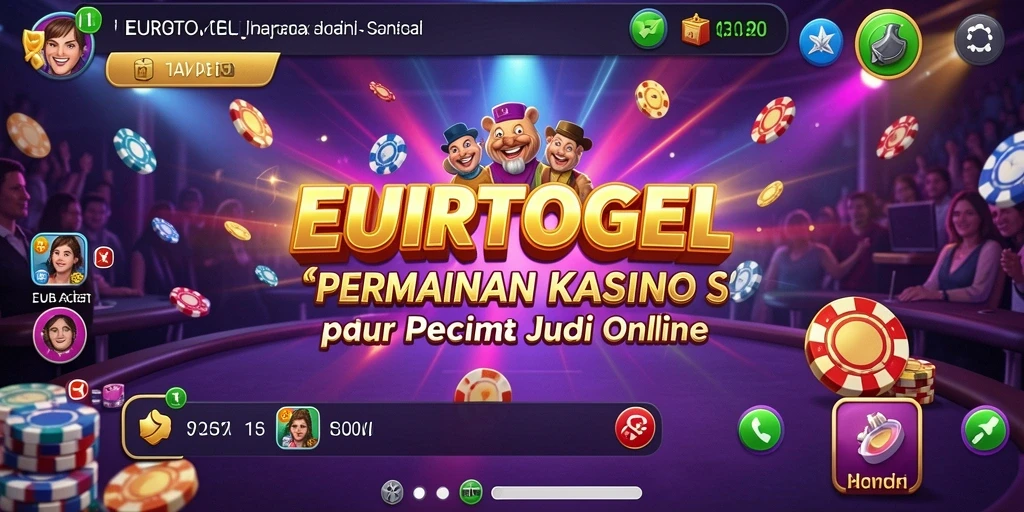 Screenshot utama EUROTOGEL menunjukkan tampilan menarik dari gameplay Kasino.