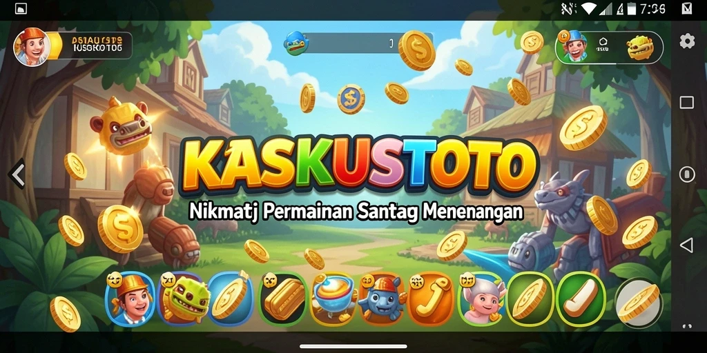 Tampilan gameplay KASKUSTOTO yang menarik dan interaktif.