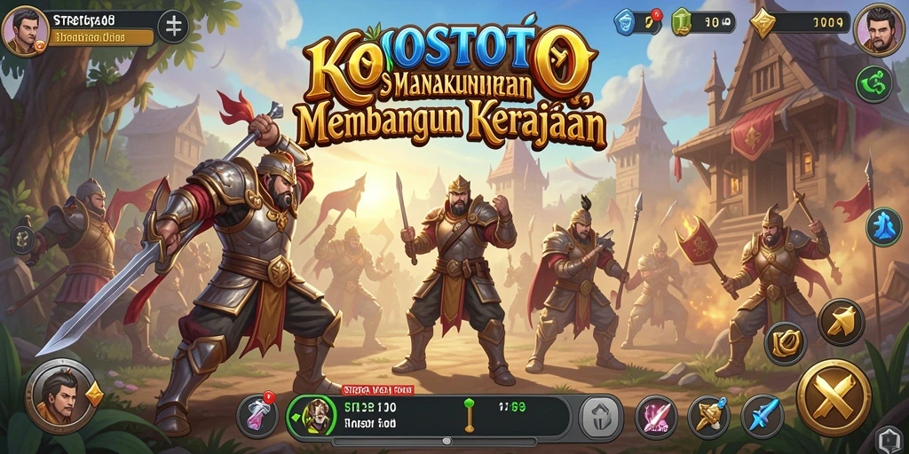 Tampilan gameplay KOSTOTO yang memukau dan menegangkan.