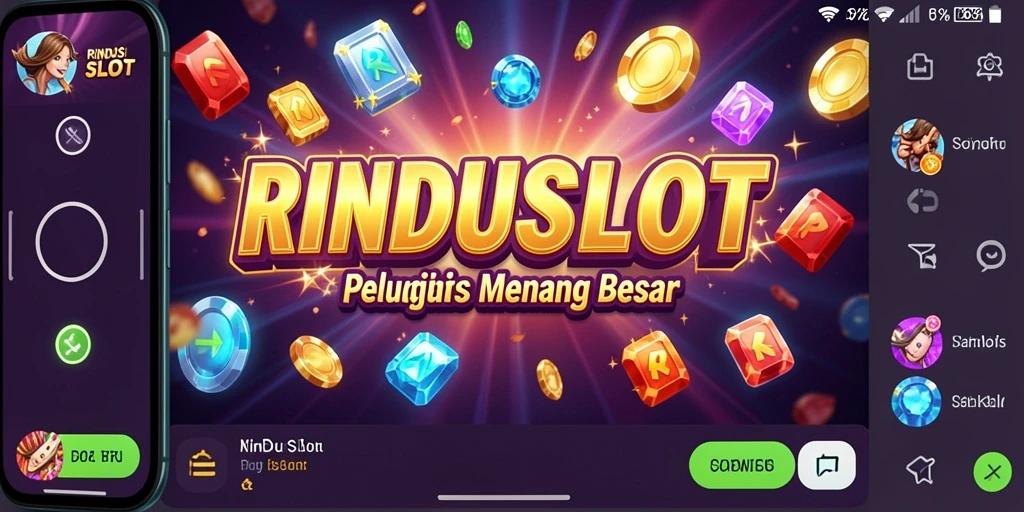 Screenshot gameplay RINDUSLOT menampilkan tampilan menarik dari mesin slot.