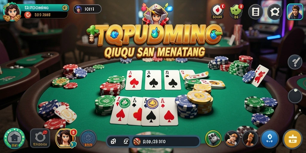 Gameplay QiuQiu yang seru dan mengasyikkan di TOPDOMINO.